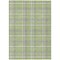Edge Collections - 3' x 5' - Green - Washable Non-Skid Plaid Area Rug for Indoor and Outdoor Use - 1 Piece